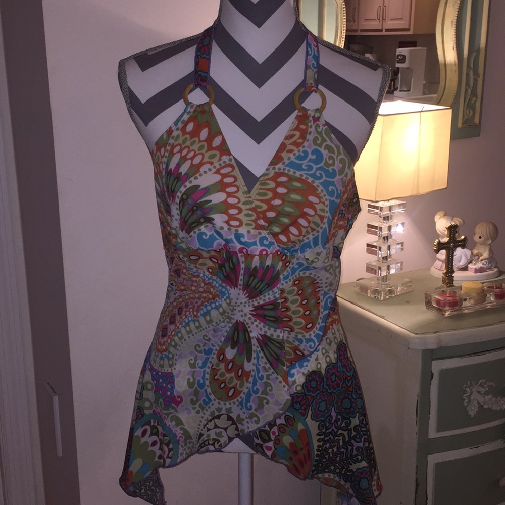 Multi-colored halter top!